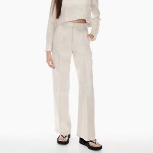 Aritzia Effortless (Short) Linen Pants